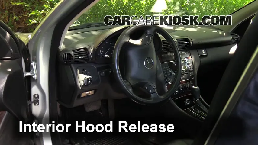 2007 MERCEDES C280 BATTERY LOCATION visual data 4